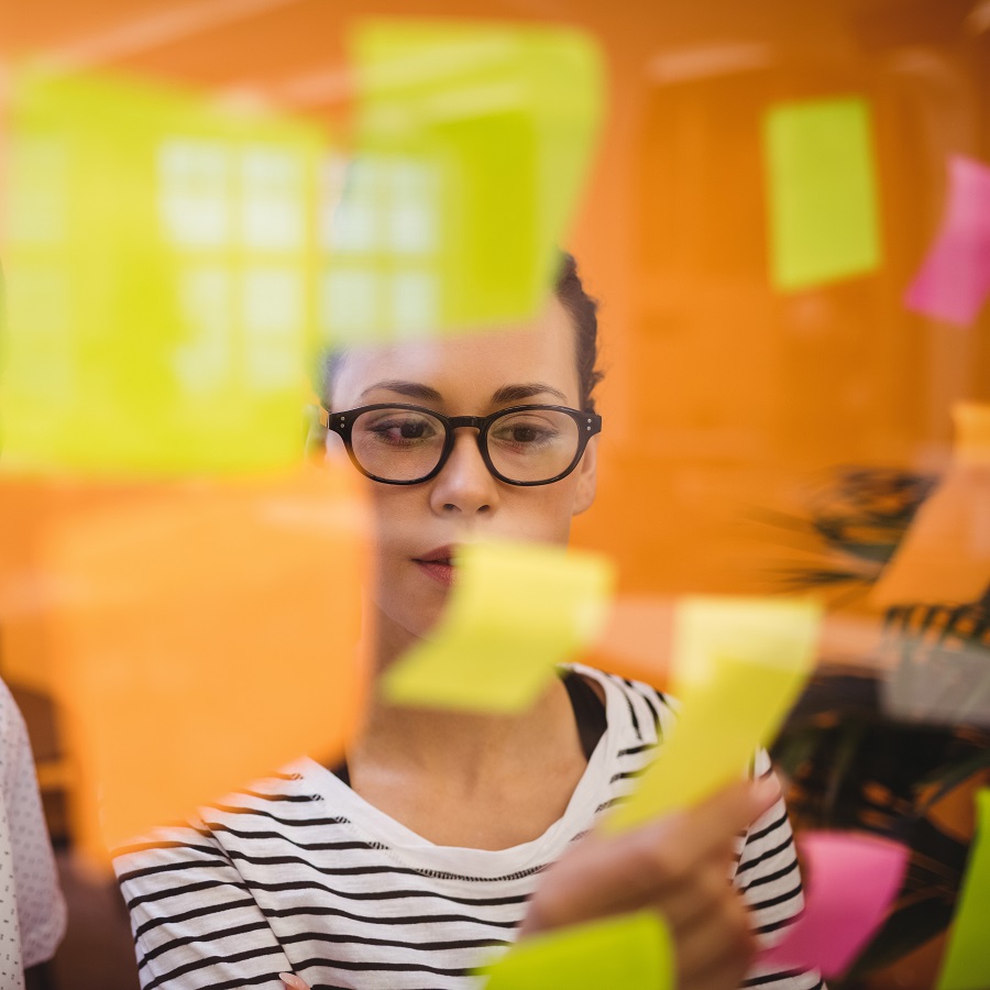 A woman reviews the R&D opportunities
