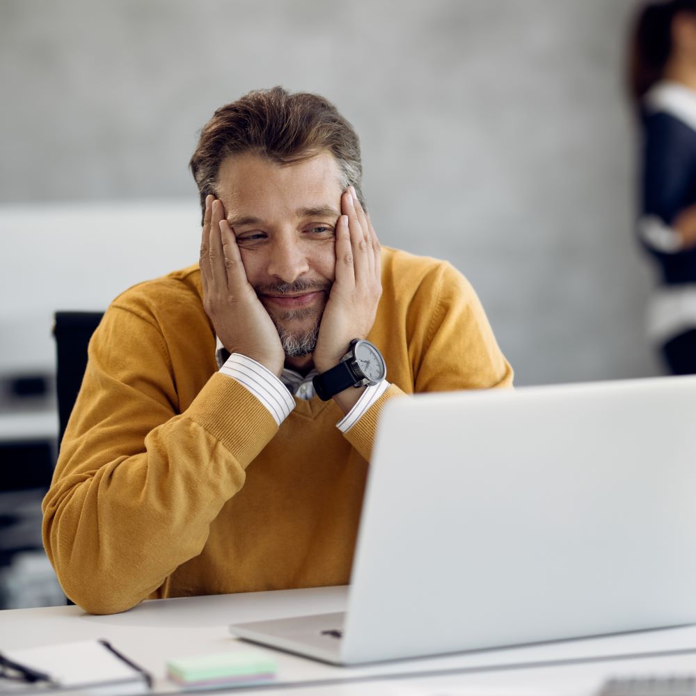 A man struggles with equity funding proposals