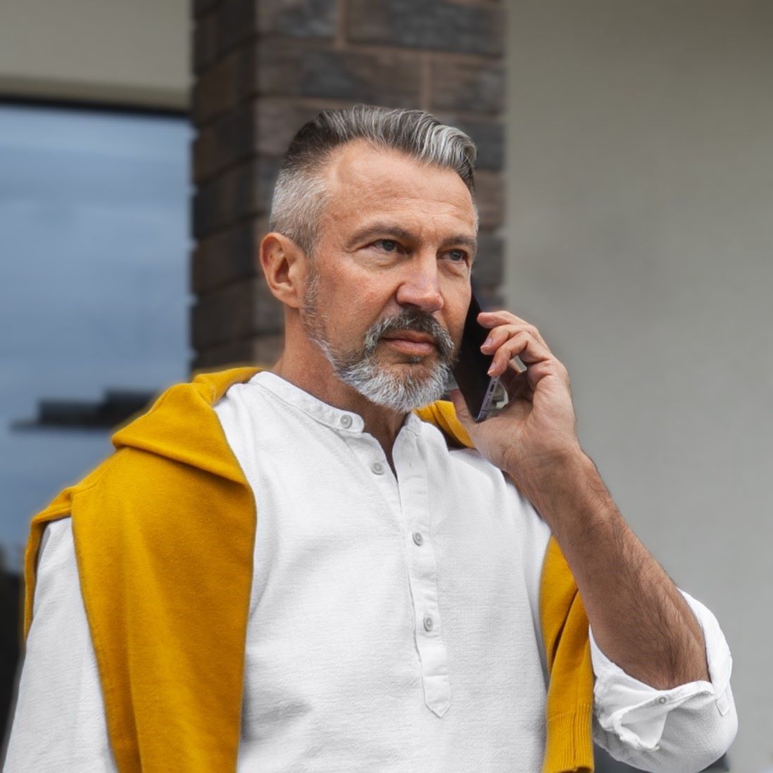 A CFO makes a business call to secure funding