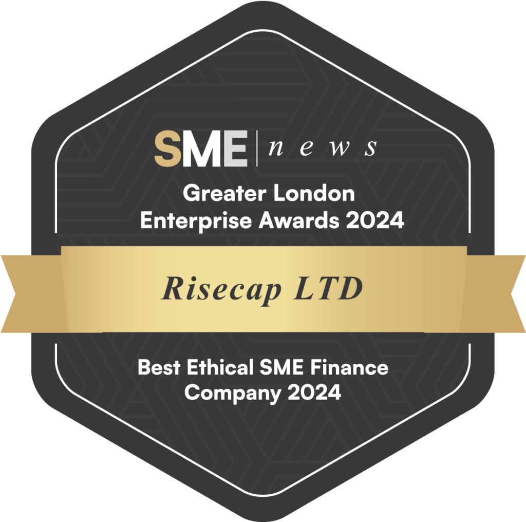 Award for Risecap as Best Ethical SME Finance company 2024