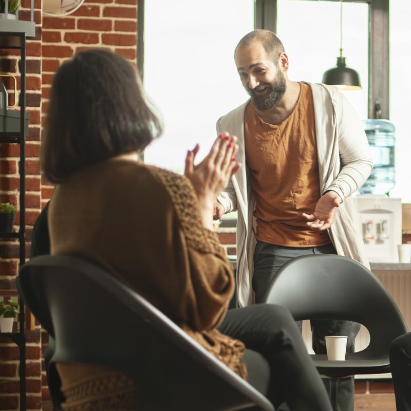 A leadership team celebrates success of a new strategy